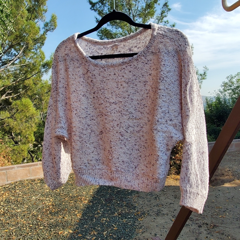 Me to We Beautiful Beige Slouch Sweater